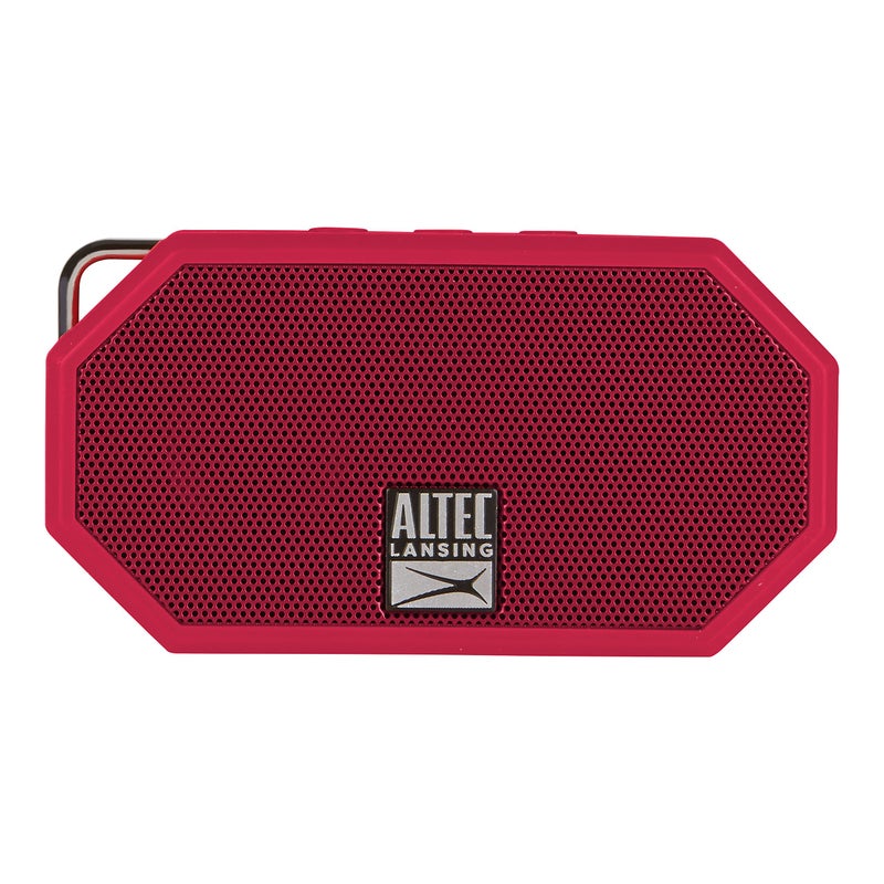 Altec Lansing Mini H2O - Waterproof Bluetooth Speaker, IP67 Certified & Floats in Water, Compact & Portable Speaker for Hiking, Camping, Pool, and Beach, Red - Image 1